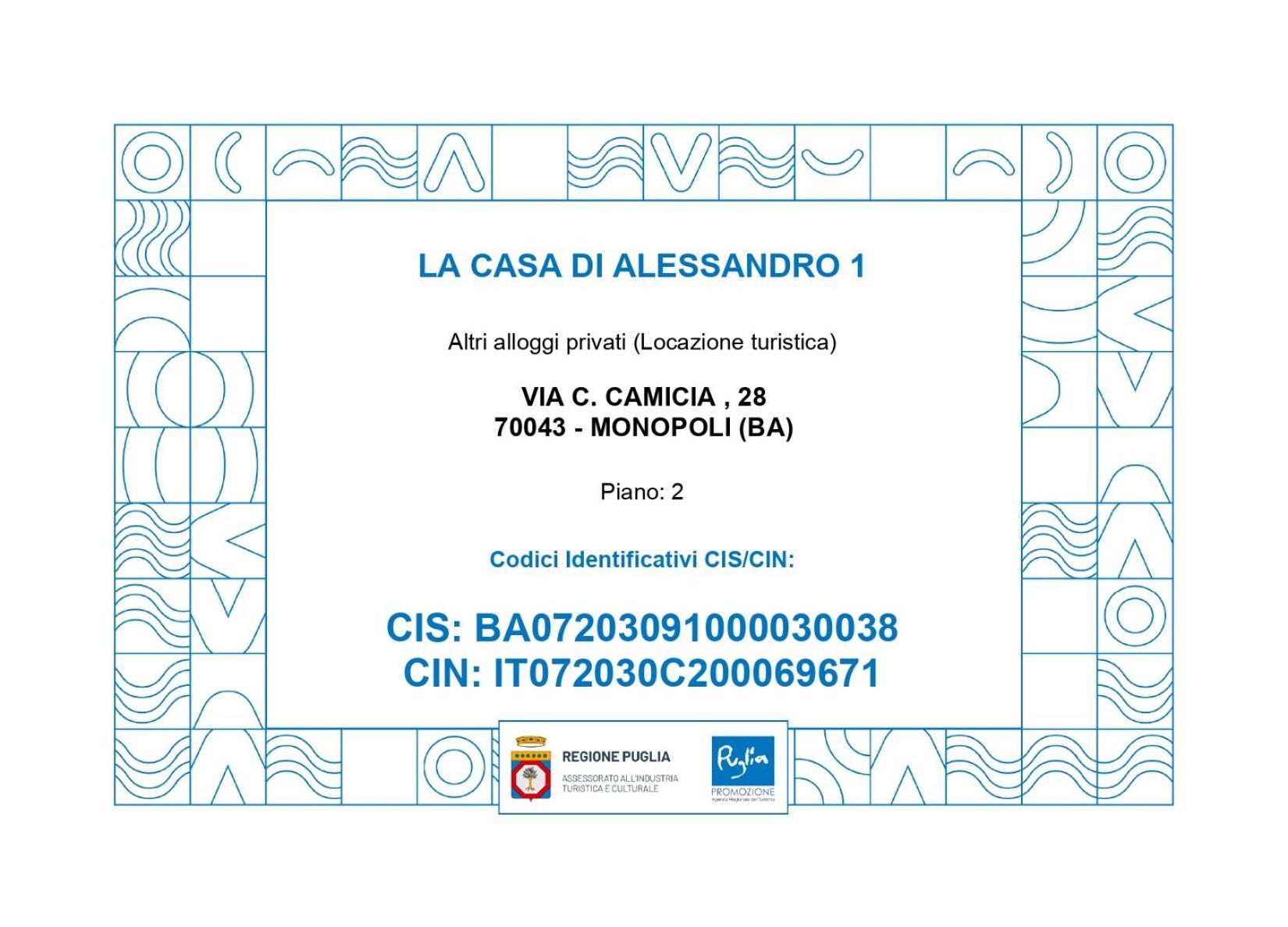 מונופולי La Casa Di Alessandro מראה חיצוני תמונה